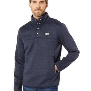 Men's Navy Pullover Fleece